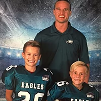 Phoenix cosmetic dentist Dr. Scott Harris and family
